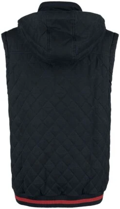 "Black Jacket With Quilting And Red Detail" Between-seasons Jacket Black By Black Premium By EMP 12 "Black Jacket With Quilting And Red Detail" Between-seasons Jacket Black By Black Premium By EMP -Men Fashion Clothing Store 493839c2