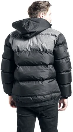 "Puffer Jacket" Winter Jacket Black-grey By Unfair Athletics -Men Fashion Clothing Store 494428wb