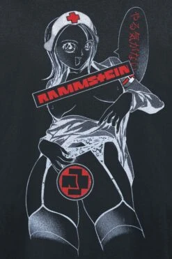 "Krankenschwester" Long-sleeve Shirt Black By Rammstein 9 "Krankenschwester" Long-sleeve Shirt Black By Rammstein -Men Fashion Clothing Store 495238d