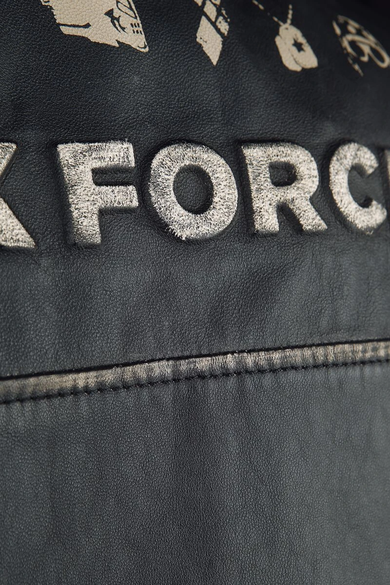 "2 - Rick Flag" Leather Jacket Black By Suicide Squad 9 "2 - Rick Flag" Leather Jacket Black By Suicide Squad - Image 7