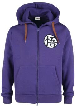 "Goku" Hooded Zip Lilac By Dragon Ball