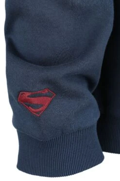 "Man Of Steel" Hooded Zip Dark Blue By Superman -Men Fashion Clothing Store 499581d