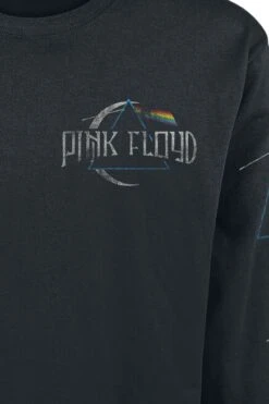 "The Dark Side Of The Moon" Long-sleeve Shirt Black By Pink Floyd -Men Fashion Clothing Store 499714d