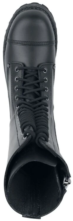 "Black 14 Hole Lace-Up Boots" Boot Black By Black Premium By EMP 12 "Black 14 Hole Lace-Up Boots" Boot Black By Black Premium By EMP -Men Fashion Clothing Store 502991a4