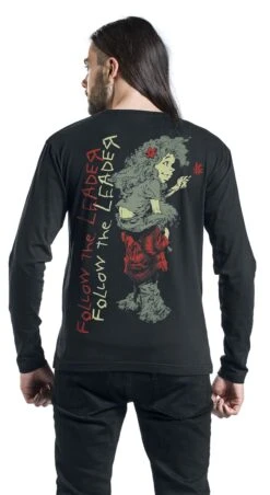 "Walkman" Long-sleeve Shirt Black By Korn -Men Fashion Clothing Store 504258wb