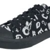 "Sneakers With Occult Symbols" Sneakers Black By Gothicana By EMP 1 "Sneakers With Occult Symbols" Sneakers Black By Gothicana By EMP -Men Fashion Clothing Store 504854a