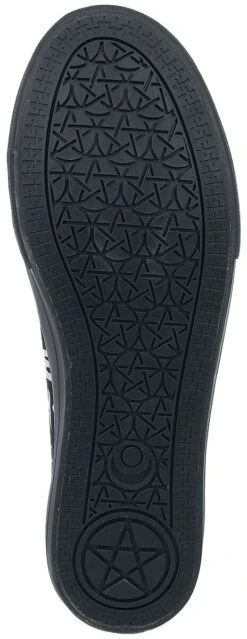 "Sneakers With Occult Symbols" Sneakers Black By Gothicana By EMP -Men Fashion Clothing Store 504854a6
