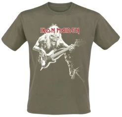 "Eddie Bass" T-Shirt Green By Iron Maiden