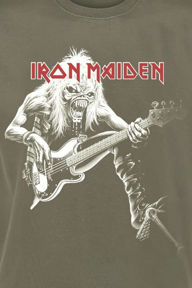 "Eddie Bass" T-Shirt Green By Iron Maiden 4 "Eddie Bass" T-Shirt Green By Iron Maiden - Image 2