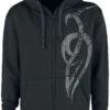 "Stone Flames" Hooded Zip Black By Outer Vision 2 "Stone Flames" Hooded Zip Black By Outer Vision -Men Fashion Clothing Store 506936a