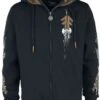 "EMP Signature Collection" Hooded Zip Black By Amon Amarth -Men Fashion Clothing Store 507776a
