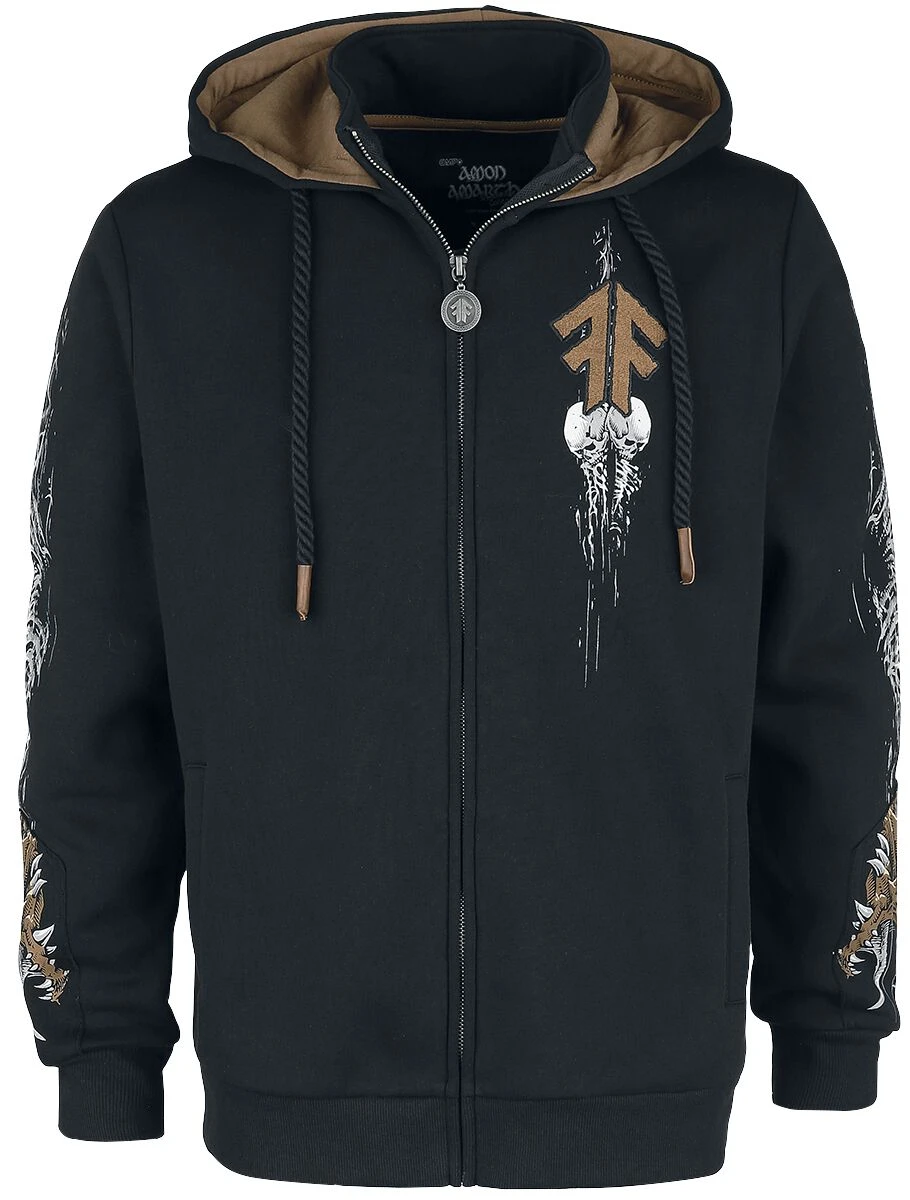 "EMP Signature Collection" Hooded Zip Black By Amon Amarth 3 "EMP Signature Collection" Hooded Zip Black By Amon Amarth
