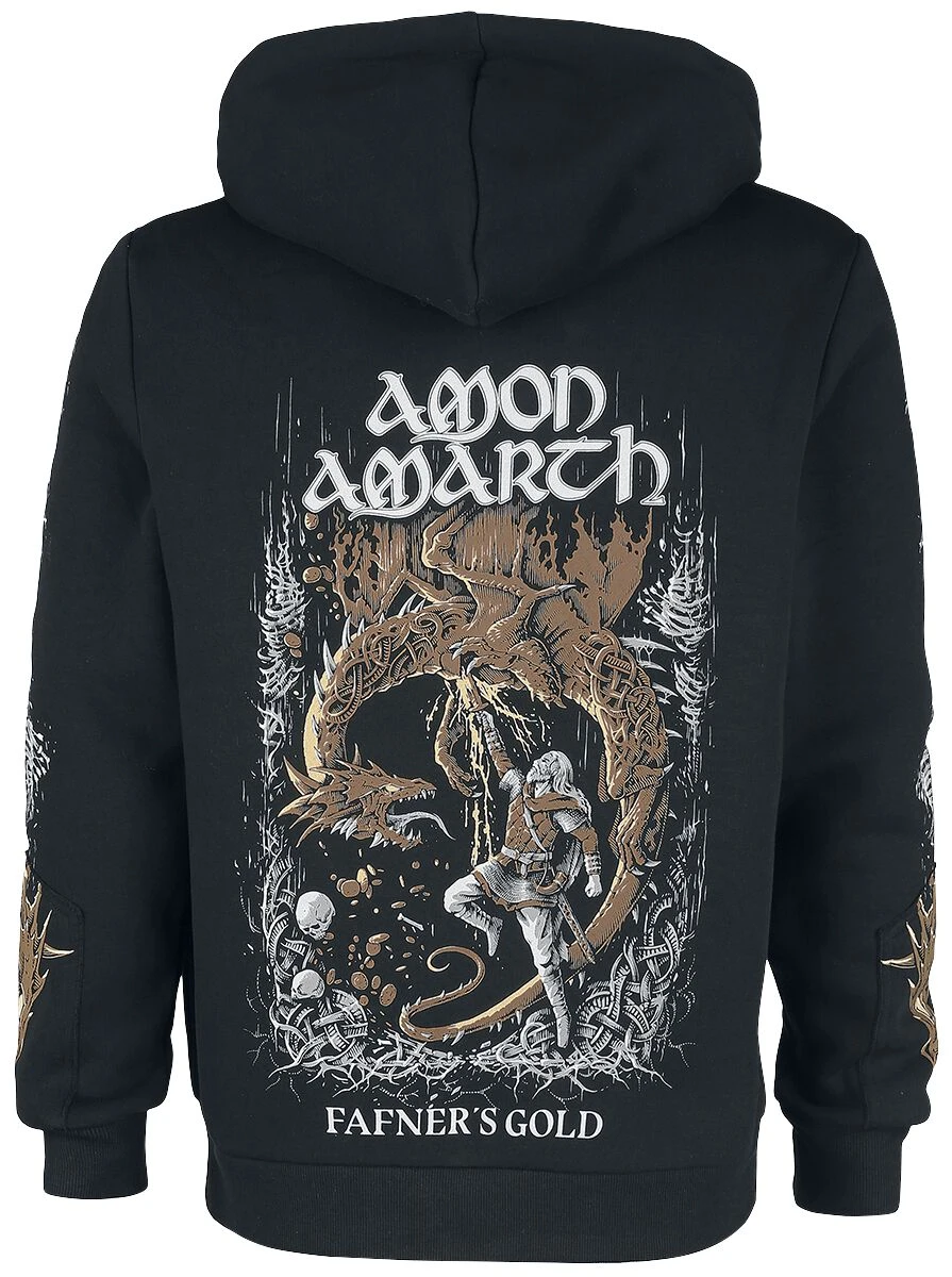 "EMP Signature Collection" Hooded Zip Black By Amon Amarth 4 "EMP Signature Collection" Hooded Zip Black By Amon Amarth - Image 2