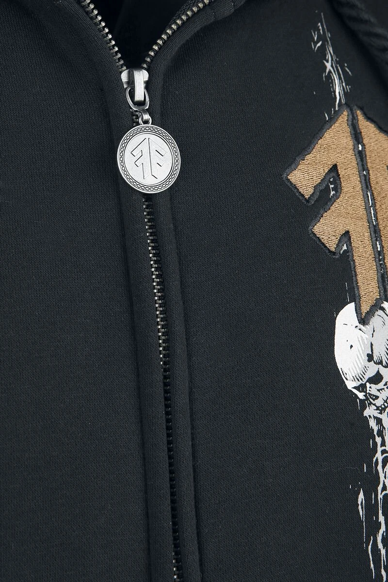 "EMP Signature Collection" Hooded Zip Black By Amon Amarth 6 "EMP Signature Collection" Hooded Zip Black By Amon Amarth - Image 4