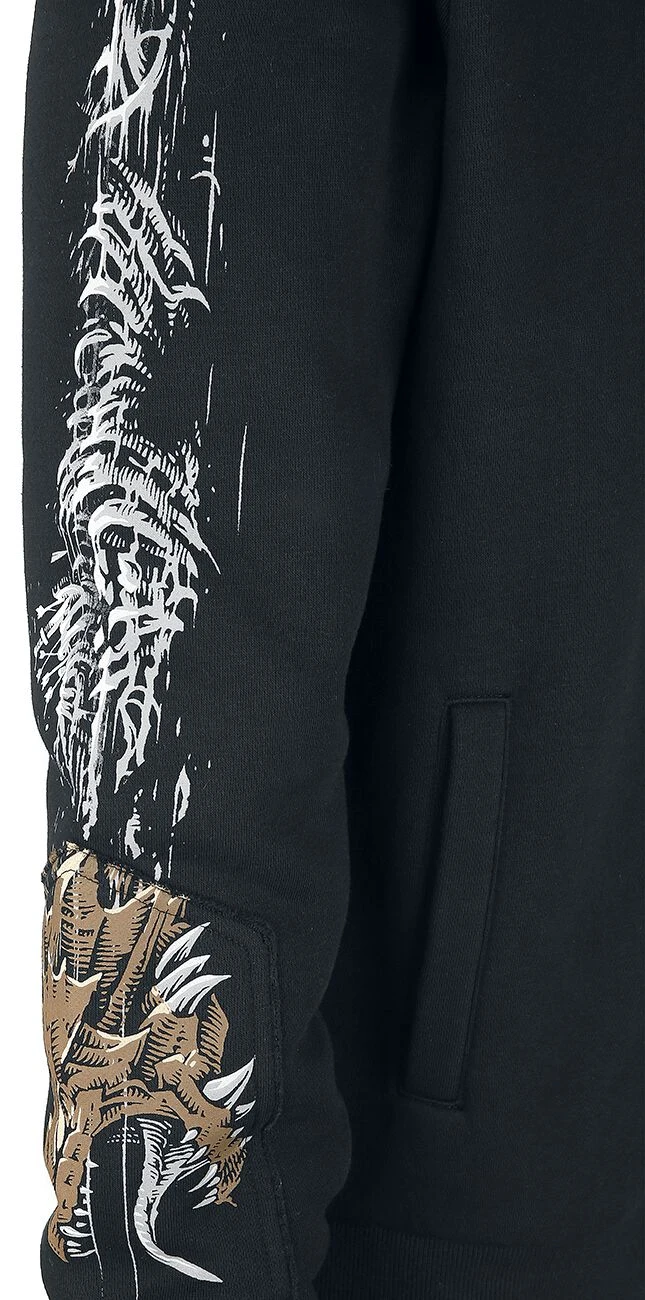 "EMP Signature Collection" Hooded Zip Black By Amon Amarth 7 "EMP Signature Collection" Hooded Zip Black By Amon Amarth - Image 5