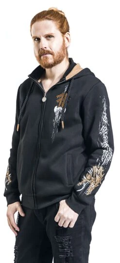 "EMP Signature Collection" Hooded Zip Black By Amon Amarth 14 "EMP Signature Collection" Hooded Zip Black By Amon Amarth -Men Fashion Clothing Store 507776wa