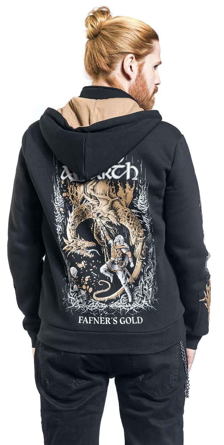 "EMP Signature Collection" Hooded Zip Black By Amon Amarth 9 "EMP Signature Collection" Hooded Zip Black By Amon Amarth - Image 7