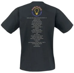 "Delicate Sound Of Thunder Stage" T-Shirt Black By Pink Floyd -Men Fashion Clothing Store 507790b