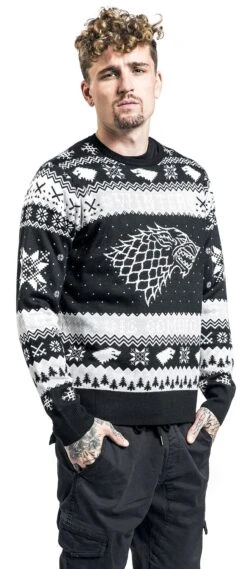 "Winter Is Coming" Christmas Jumper Grey By Game Of Thrones -Men Fashion Clothing Store 508137wa