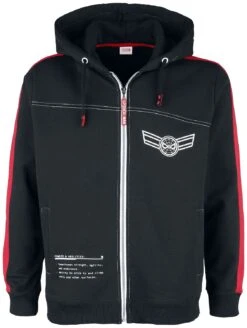 "Web Head" Hooded Zip Black By Spider-Man
