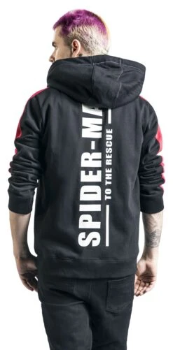 "Web Head" Hooded Zip Black By Spider-Man -Men Fashion Clothing Store 508142wb