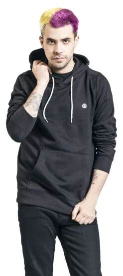 "Cornell Classic Hood" Hooded Sweater Black By Element -Men Fashion Clothing Store 508284wa