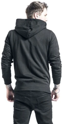 "Cornell Classic" Hooded Zip Black By Element -Men Fashion Clothing Store 508286wb