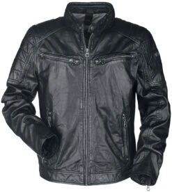 "GB Derry Laorv" Leather Jacket Black By Gipsy