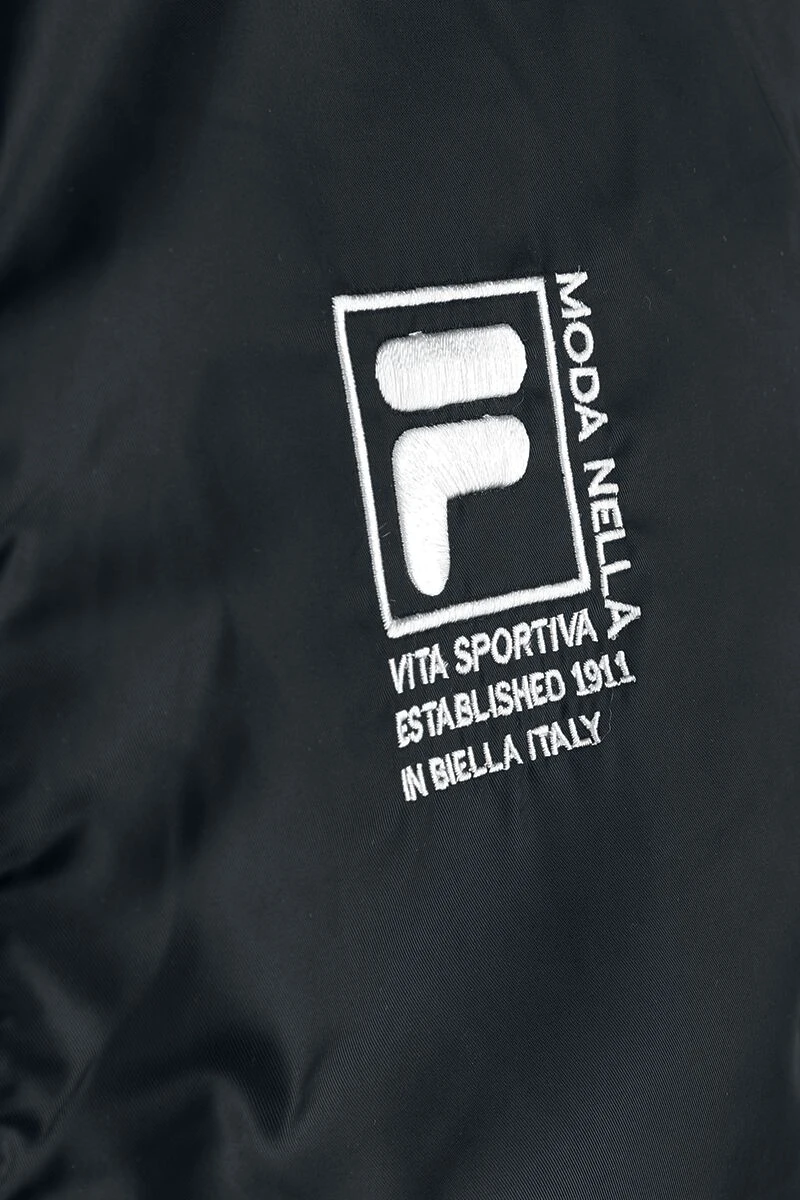 "RAAM Light Weight Bomber Jacket" Bomber Jacket Black By Fila 5 "RAAM Light Weight Bomber Jacket" Bomber Jacket Black By Fila - Image 3