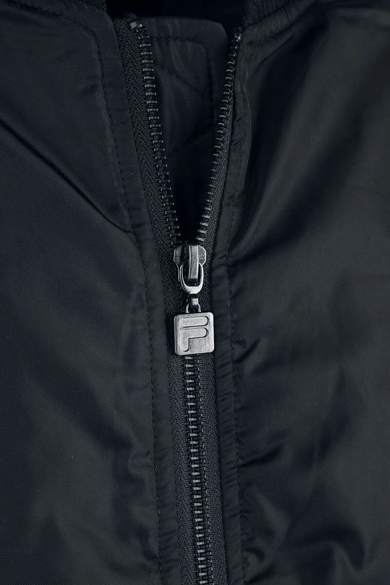 "RAAM Light Weight Bomber Jacket" Bomber Jacket Black By Fila 6 "RAAM Light Weight Bomber Jacket" Bomber Jacket Black By Fila - Image 4