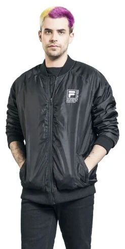 "RAAM Light Weight Bomber Jacket" Bomber Jacket Black By Fila 12 "RAAM Light Weight Bomber Jacket" Bomber Jacket Black By Fila -Men Fashion Clothing Store 510536wa