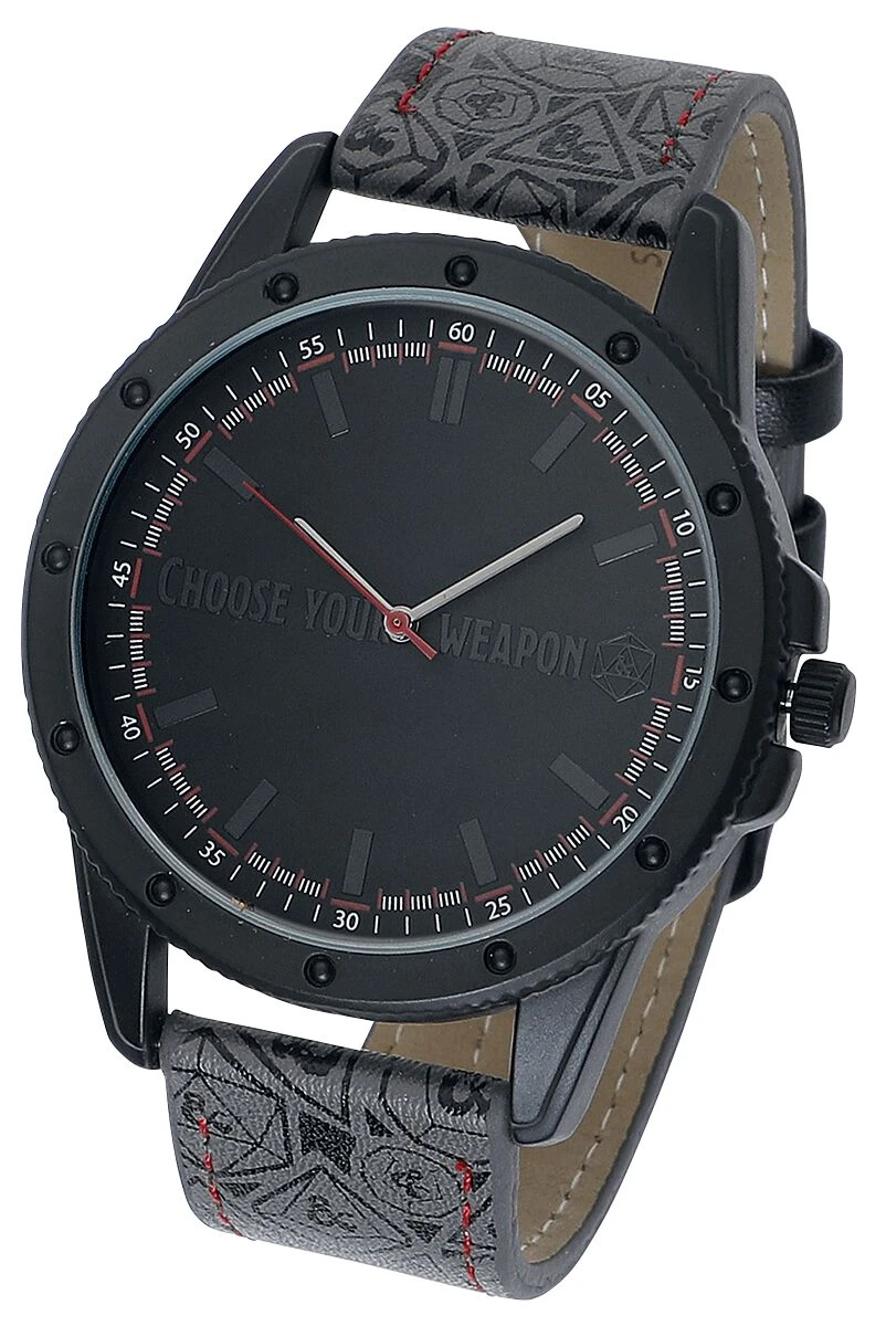 "Dungeons And Dragons" Wristwatches Black-grey By Dungeons And Dragons 3 "Dungeons And Dragons" Wristwatches Black-grey By Dungeons And Dragons