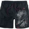 "Swim Shorts With Print" Swim Shorts Black By Black Premium By EMP 2 "Swim Shorts With Print" Swim Shorts Black By Black Premium By EMP -Men Fashion Clothing Store 511380a