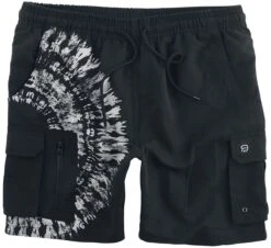 "Swimshorts With Batik Motif" Swim Shorts Black By RED By EMP