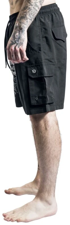 "Swimshorts With Batik Motif" Swim Shorts Black By RED By EMP 13 "Swimshorts With Batik Motif" Swim Shorts Black By RED By EMP -Men Fashion Clothing Store 511473wa2