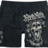 "Swimshorts Wit Skull Print" Swim Shorts Black By Rock Rebel By EMP 1 "Swimshorts Wit Skull Print" Swim Shorts Black By Rock Rebel By EMP -Men Fashion Clothing Store 511493a