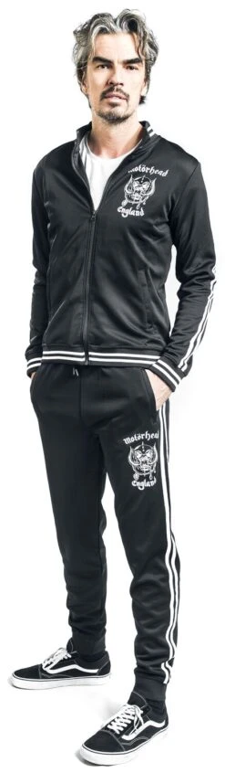 "England" Tracksuit Black-grey By Motörhead -Men Fashion Clothing Store 511544wc