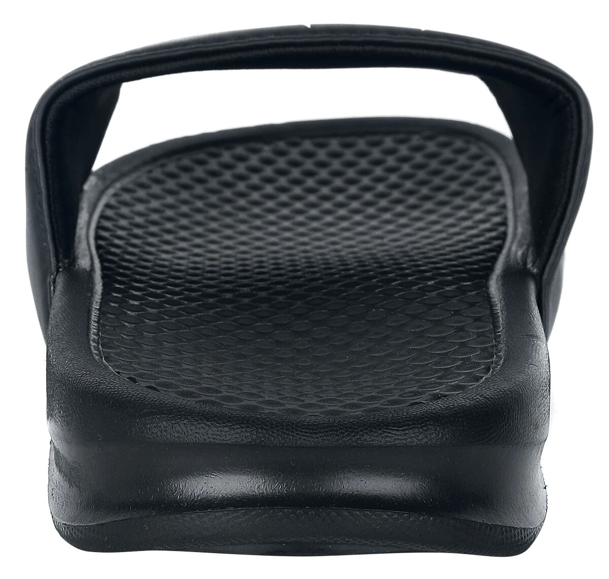 "EMP Sandals With Moth And Crescent Moon Print" Sandal Black By Gothicana By EMP 4 "EMP Sandals With Moth And Crescent Moon Print" Sandal Black By Gothicana By EMP - Image 2