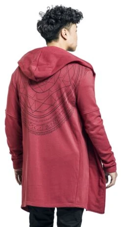 "In The Multiverse Of Madness - Multiverse" Hooded Zip Red By Doctor Strange -Men Fashion Clothing Store 512156wb