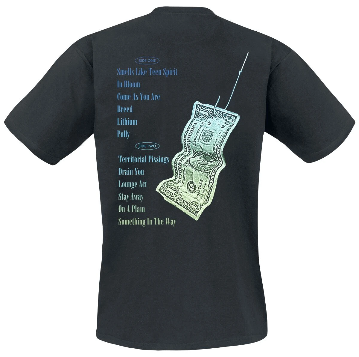 "Ripple Overlay" T-Shirt Black By Nirvana 4 "Ripple Overlay" T-Shirt Black By Nirvana - Image 2