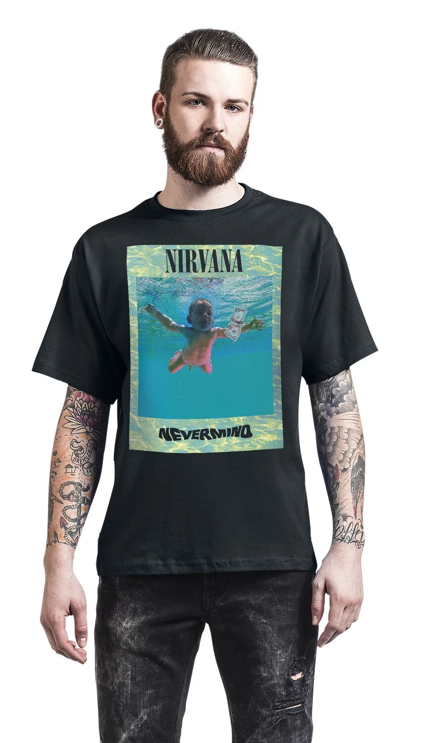 "Ripple Overlay" T-Shirt Black By Nirvana 7 "Ripple Overlay" T-Shirt Black By Nirvana - Image 5