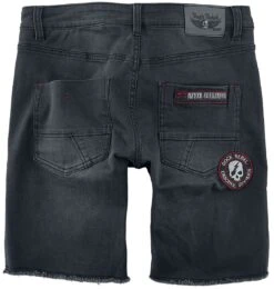 "Shorts With Distressed Effects" Shorts Black By Rock Rebel By EMP 7 "Shorts With Distressed Effects" Shorts Black By Rock Rebel By EMP -Men Fashion Clothing Store 512365b