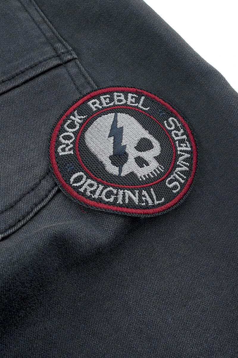 "Shorts With Distressed Effects" Shorts Black By Rock Rebel By EMP 6 "Shorts With Distressed Effects" Shorts Black By Rock Rebel By EMP - Image 4