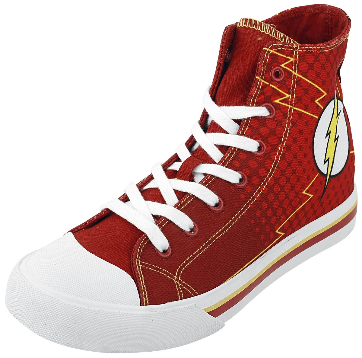 "Flash Logo" Sneakers High Red-yellow By The Flash 3 "Flash Logo" Sneakers High Red-yellow By The Flash