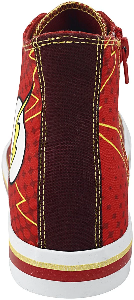 "Flash Logo" Sneakers High Red-yellow By The Flash 4 "Flash Logo" Sneakers High Red-yellow By The Flash - Image 2