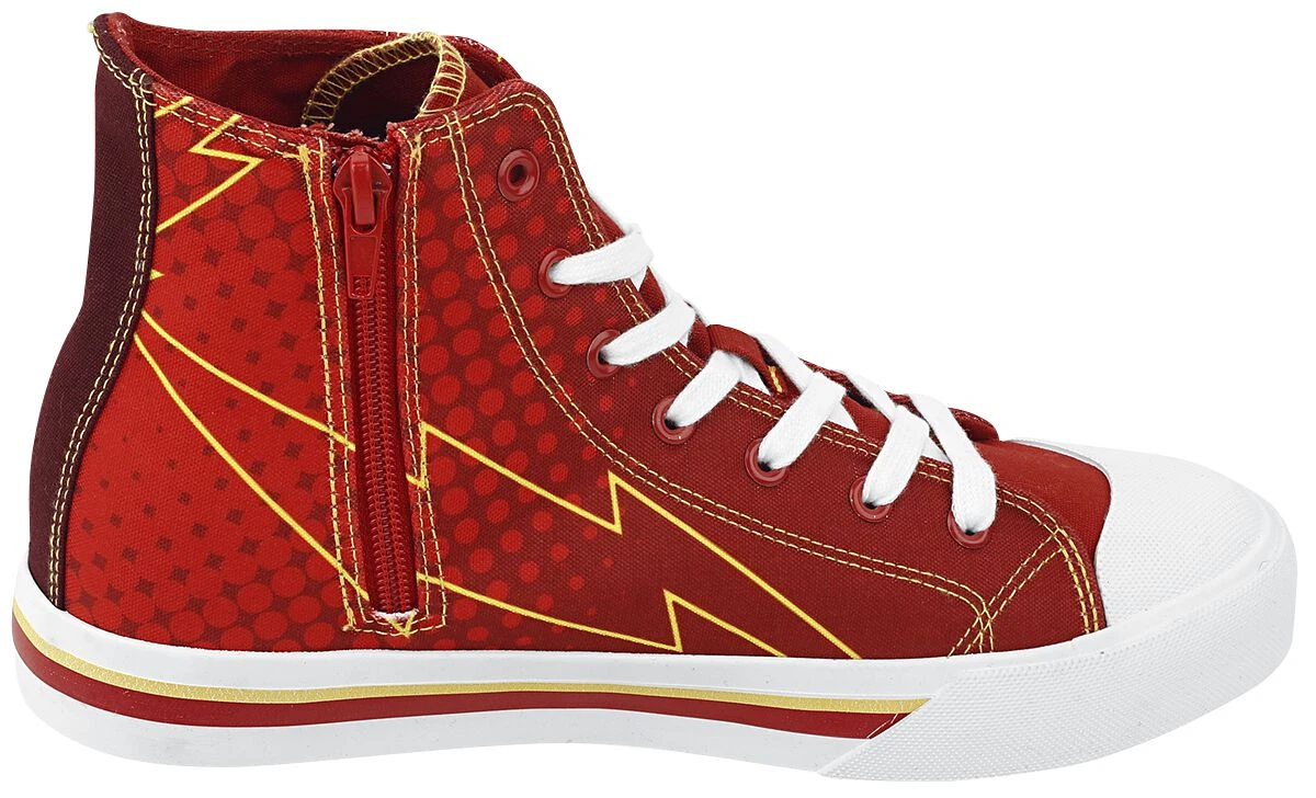 "Flash Logo" Sneakers High Red-yellow By The Flash 5 "Flash Logo" Sneakers High Red-yellow By The Flash - Image 3