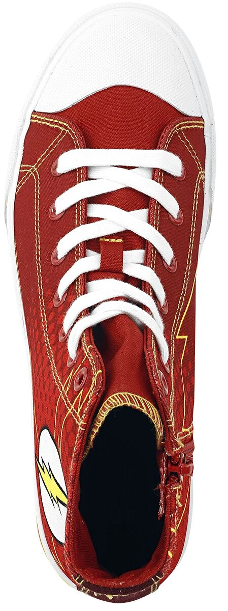 "Flash Logo" Sneakers High Red-yellow By The Flash 7 "Flash Logo" Sneakers High Red-yellow By The Flash - Image 5