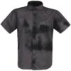 "Short-sleeved Shirt With Airbrush Effect" Short-sleeved Shirt Grey By RED By EMP 1 "Short-sleeved Shirt With Airbrush Effect" Short-sleeved Shirt Grey By RED By EMP -Men Fashion Clothing Store 512426a