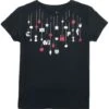 "Kids’ T-shirt With Rock Hand And Stars" T-Shirt Black By EMP Stage Collection 1 "Kids’ T-shirt With Rock Hand And Stars" T-Shirt Black By EMP Stage Collection -Men Fashion Clothing Store 512544a