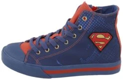 "Superman" Sneakers High Blue-red By Superman -Men Fashion Clothing Store 512573a4